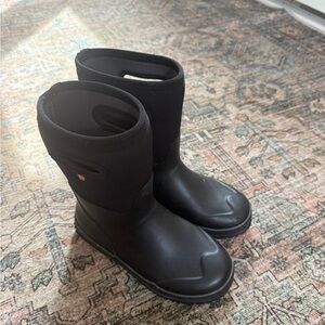 Bogs Kids Black Waterproof Boots